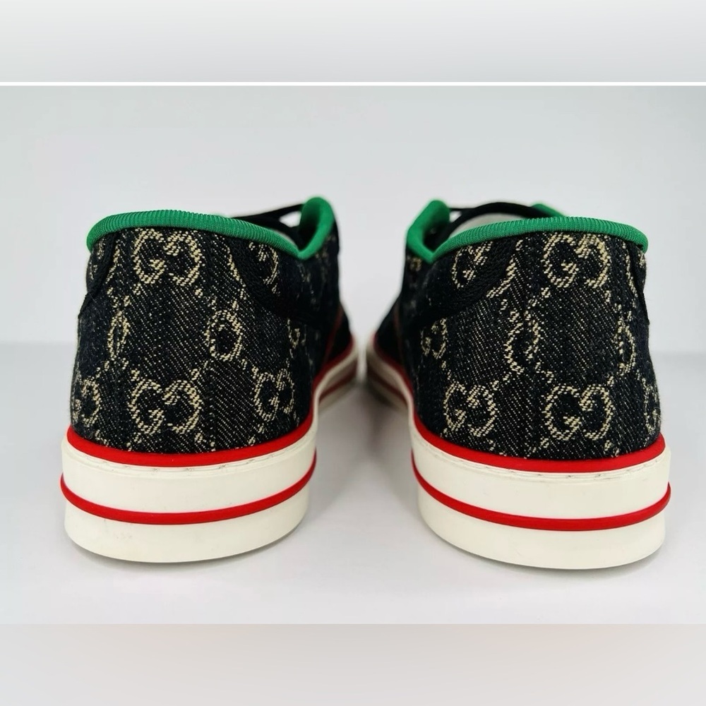 Gucci Tennis 1977 GG Supreme Jacquard Sylvie Sneakers G 13.5 - US 14 - EU 47.5 - Picture 6 of 11